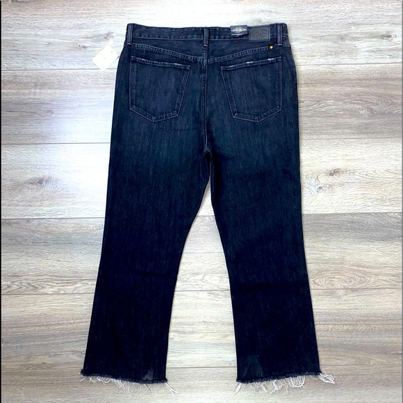 NWT Lucky Brand Bridgette Cropped Flare Black Size 12/31 - Picture 6 of 16